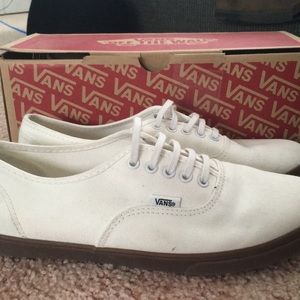 White Oxford Vans